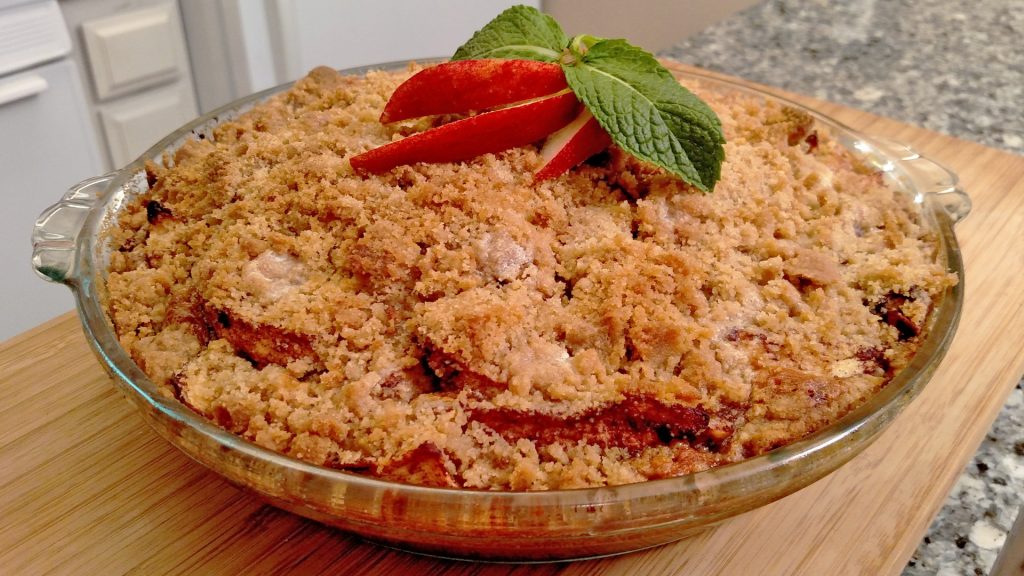 Grandma's Apple Crisp Crumble Pie // Tiny Kitchen Big Taste