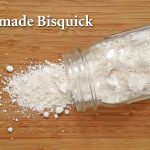 flour spilled from a mason jar