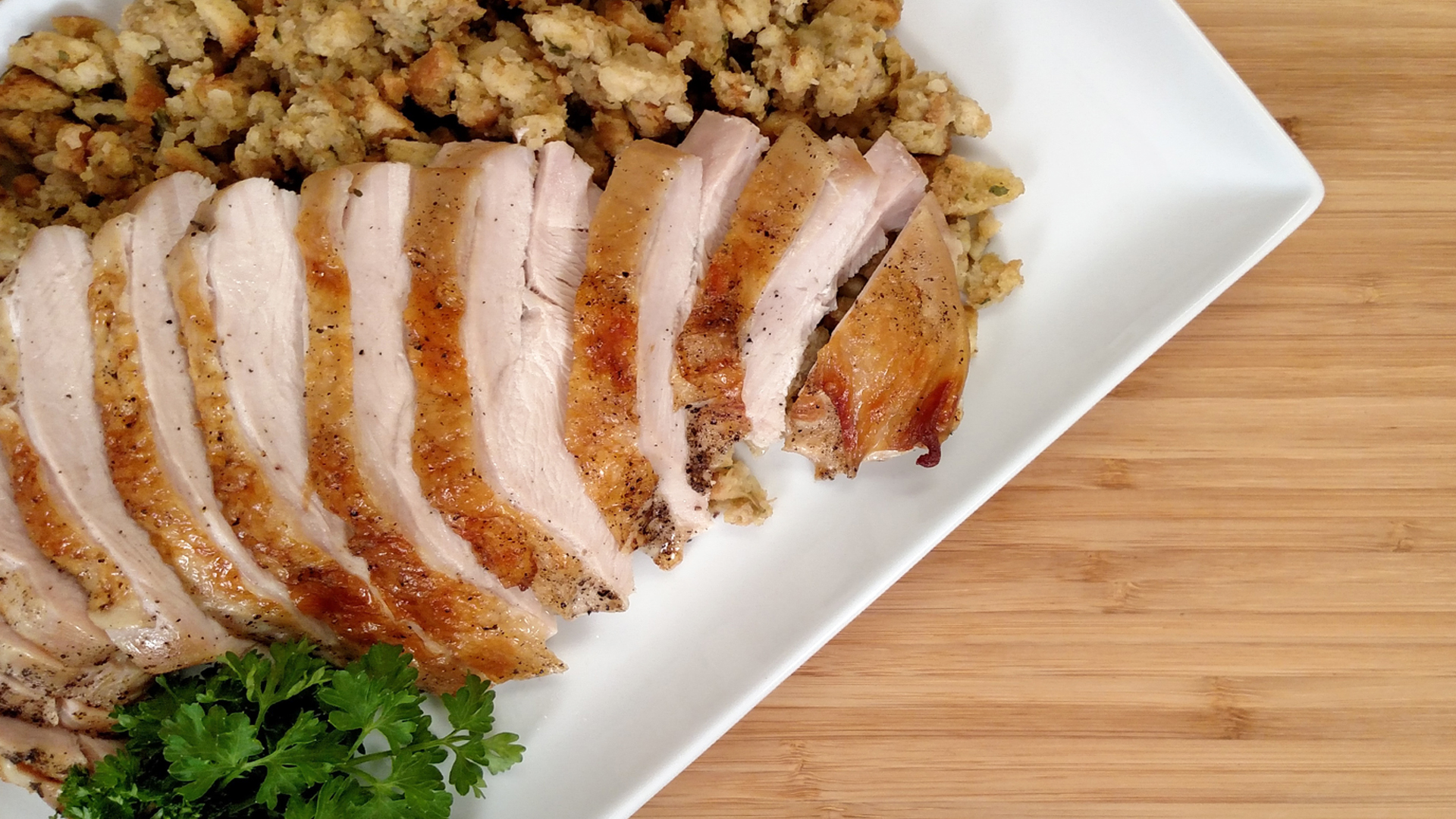 Perfectly Brined Roasted Turkey Breast Tiny Kitchen Big Taste
