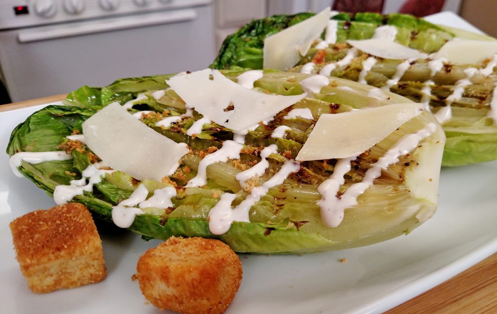 Grilled Caesar Salad // Tiny Kitchen Big Taste