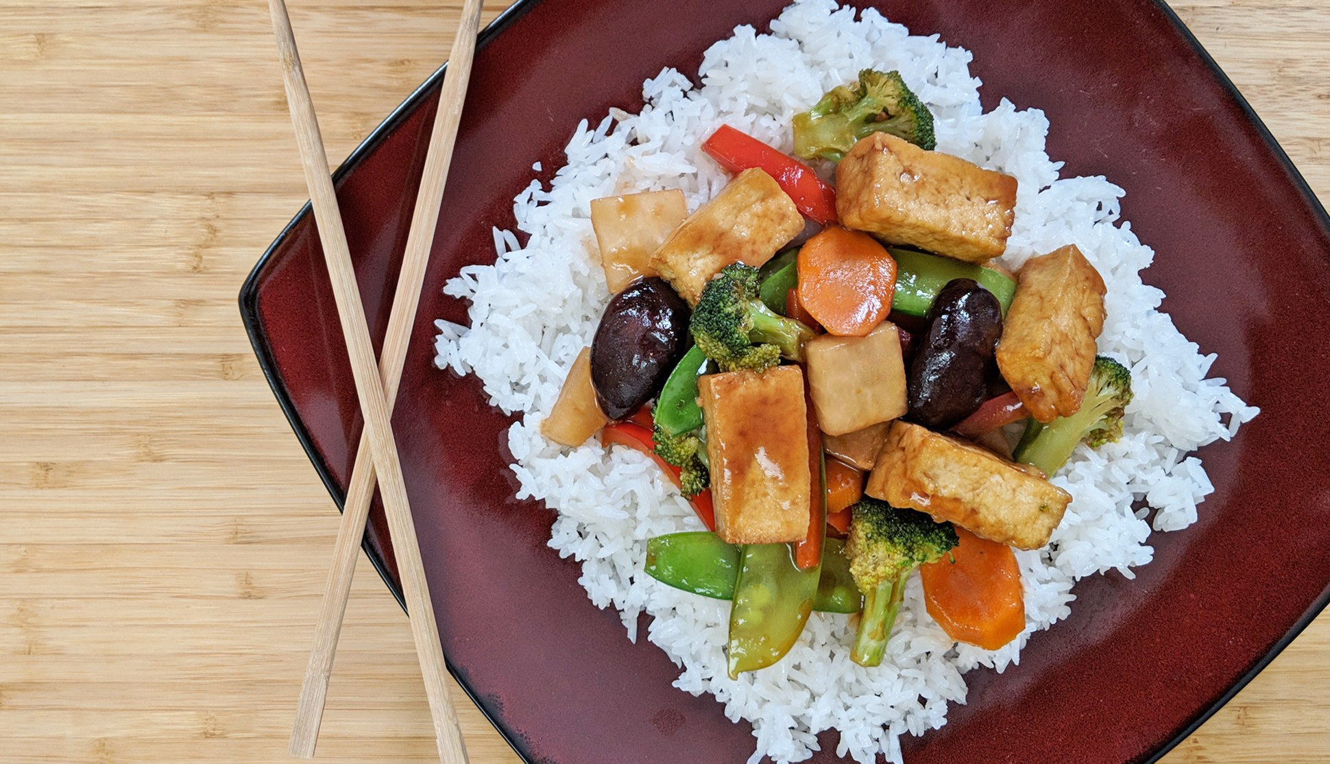 Vegetarian Stir Fry | Tiny Kitchen Big Taste