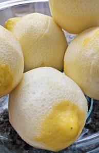 peeled lemons